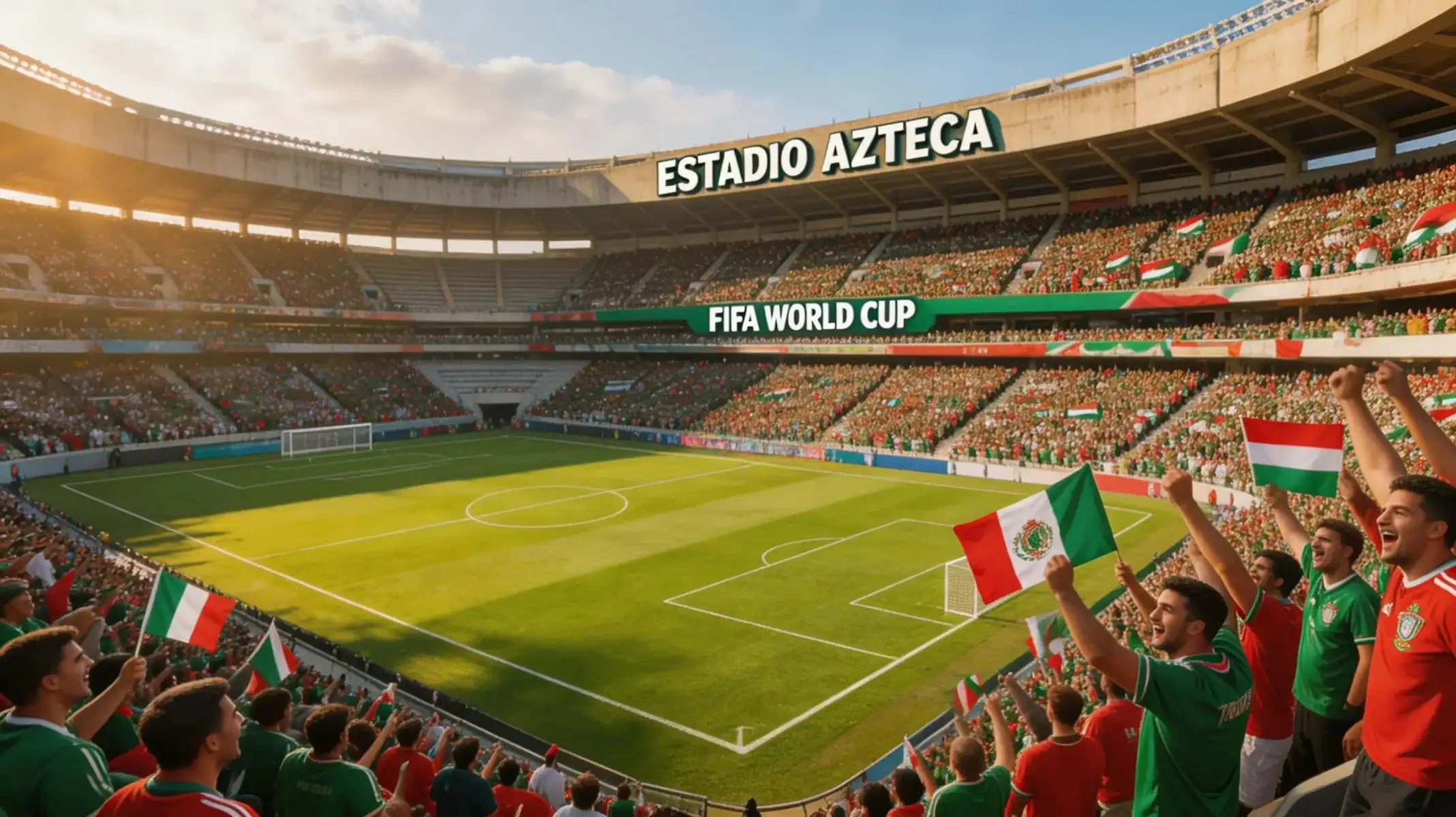 Estadio Azteca in Mexico City host of World Cup 2026 opening match