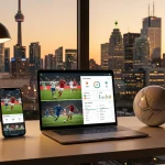 Ontario sportsbook platforms displaying World Cup 2026 betting markets on mobile and desktop screens