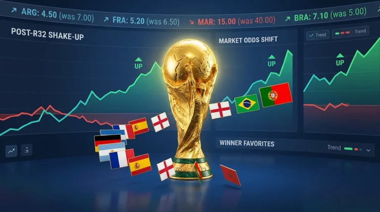 World Cup 2026 Winner Odds — The Post-Upset Reshape